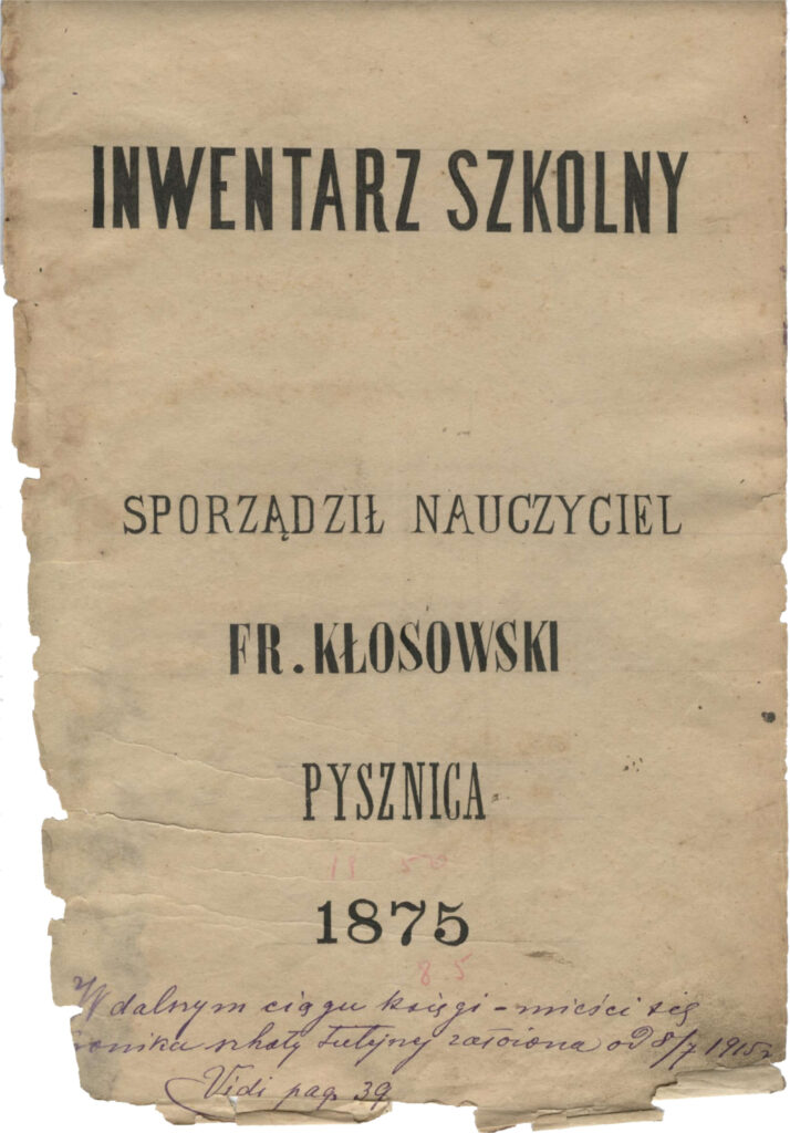 Inwentarz szkolny